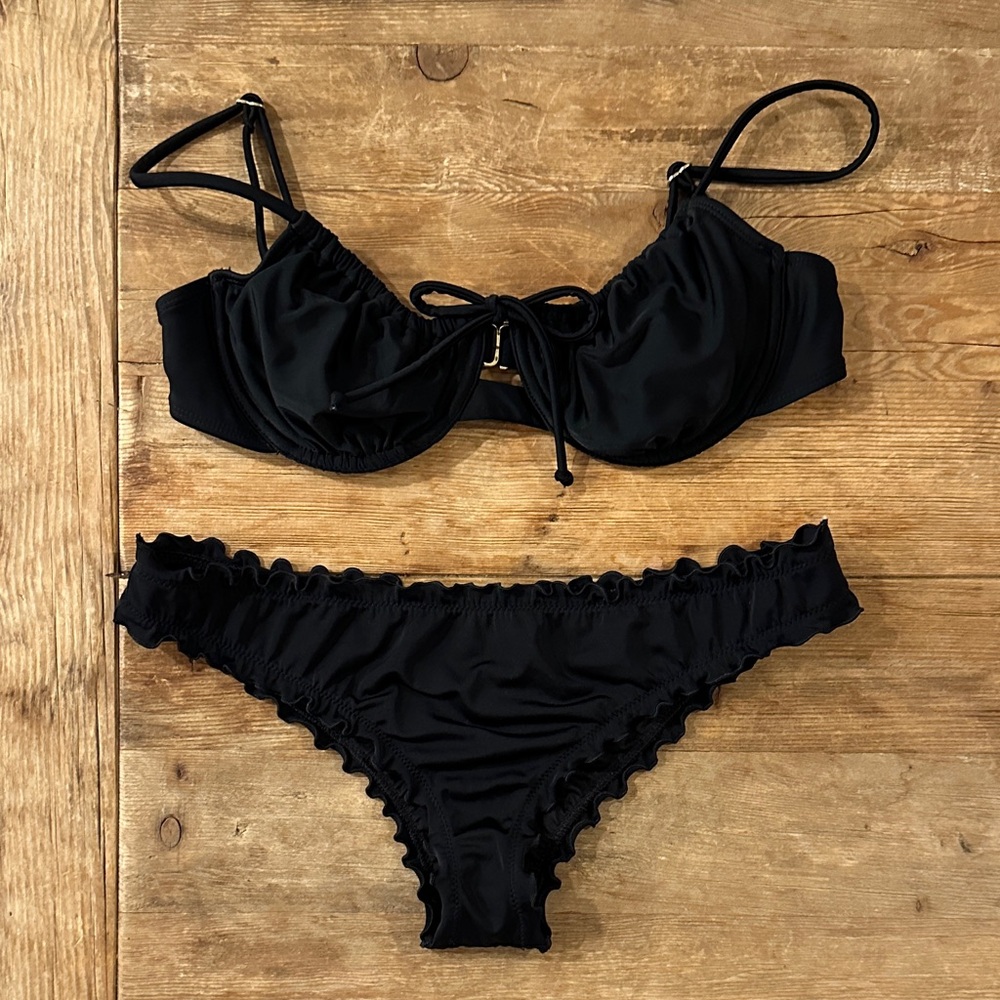 Elegant Black Women's Bikini Set